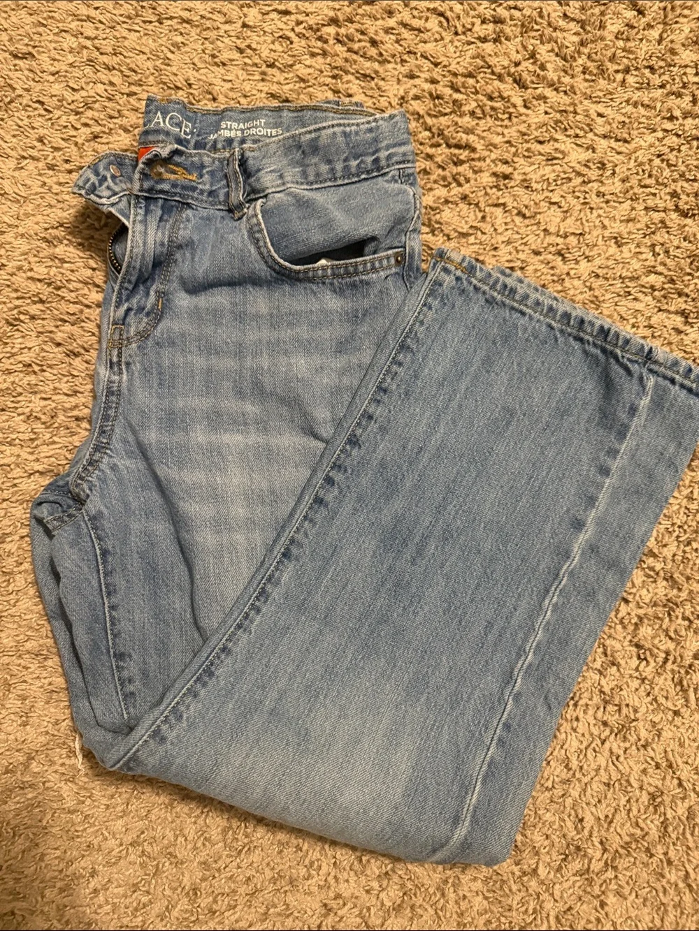 The Children's Place Light Blue Straight-Leg Jeans